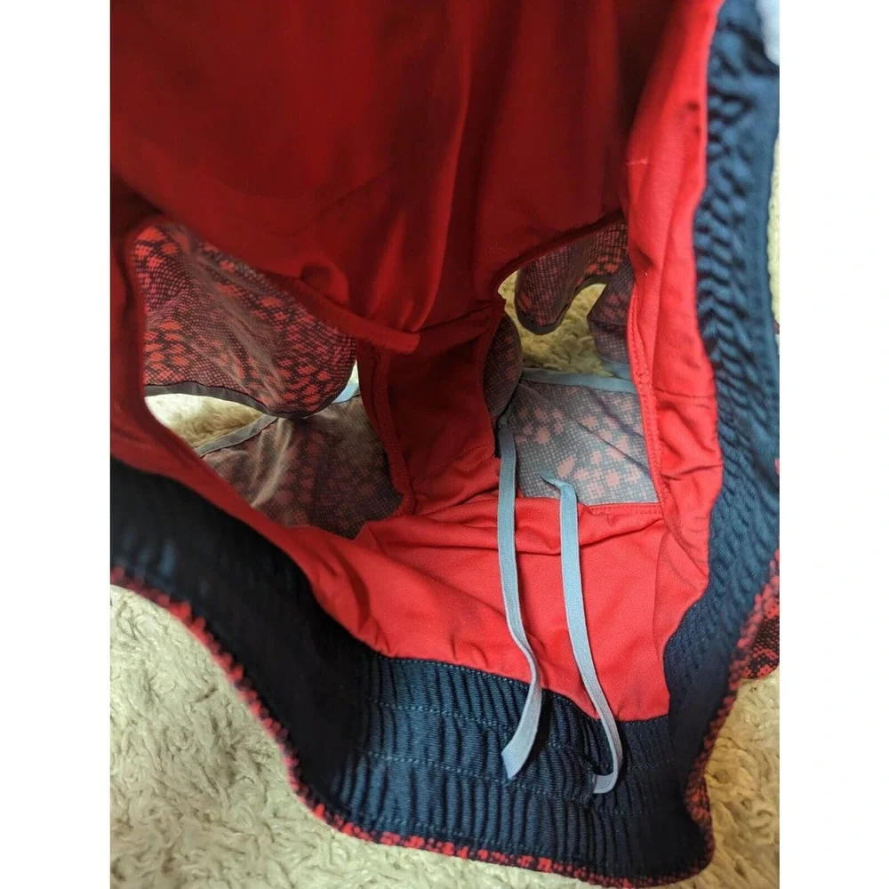 Nike Womens 3" Dash Dri-Fit Running Shorts Red Navy 576910 676 Size M Medium - Picture 6 of 9